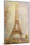 Eiffel Tower by Seurat-null-Mounted Giclee Print