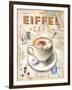 Eiffel Tower Café-Chad Barrett-Framed Art Print