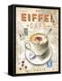 Eiffel Tower Café-Chad Barrett-Framed Stretched Canvas