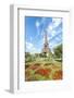 Eiffel tower colored garden-Philippe Manguin-Framed Photographic Print