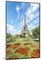 Eiffel tower colored garden-Philippe Manguin-Mounted Photographic Print