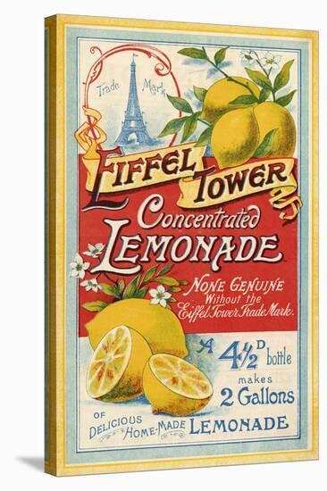 Eiffel Tower Concentrated Lemonade, 1900-The Vintage Collection-Stretched Canvas