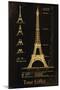 Eiffel Tower Design-null-Mounted Poster