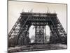 Eiffel Tower During Construction-Bettmann-Mounted Premium Photographic Print