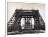 Eiffel Tower During Construction-Bettmann-Framed Photographic Print