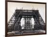 Eiffel Tower During Construction-Bettmann-Framed Photographic Print