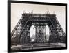 Eiffel Tower During Construction-Bettmann-Framed Photographic Print