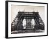 Eiffel Tower During Construction-Bettmann-Framed Photographic Print