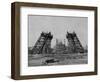 Eiffel Tower During Construction-null-Framed Photographic Print