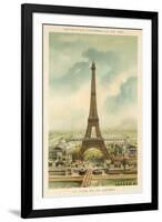 Eiffel Tower, Exposition Universelle 1889, Paris-null-Framed Giclee Print