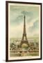 Eiffel Tower, Exposition Universelle 1889, Paris-null-Framed Giclee Print