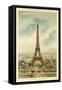 Eiffel Tower, Exposition Universelle 1889, Paris-null-Framed Stretched Canvas