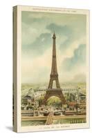 Eiffel Tower, Exposition Universelle 1889, Paris-null-Stretched Canvas