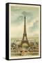 Eiffel Tower, Exposition Universelle 1889, Paris-null-Framed Stretched Canvas