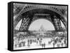 Eiffel Tower, Exposition Universelle, 1889-Science Source-Framed Stretched Canvas