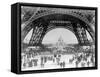 Eiffel Tower, Exposition Universelle, 1889-Science Source-Framed Stretched Canvas