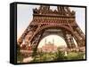 Eiffel Tower, Exposition Universelle, 1900-Science Source-Framed Stretched Canvas