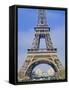 Eiffel Tower First and Second Platform-Cora Niele-Framed Stretched Canvas