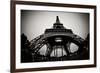 Eiffel Tower Fisheye-Erin Berzel-Framed Photographic Print