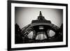 Eiffel Tower Fisheye-Erin Berzel-Framed Photographic Print