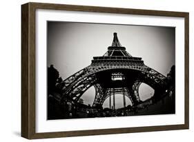 Eiffel Tower Fisheye-Erin Berzel-Framed Photographic Print