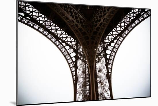 Eiffel Tower Framework IV-Erin Berzel-Mounted Photographic Print