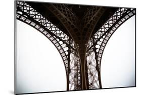 Eiffel Tower Framework IV-Erin Berzel-Mounted Photographic Print