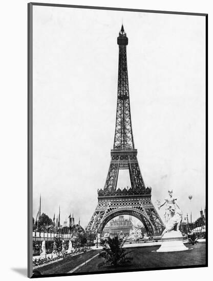 Eiffel Tower from Exhibition Grounds-null-Mounted Photographic Print