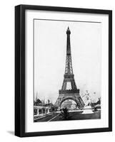 Eiffel Tower from Exhibition Grounds-null-Framed Photographic Print