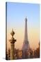 Eiffel Tower from Place De La Concorde, Paris, France, Europe-Neil-Stretched Canvas