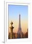 Eiffel Tower from Place De La Concorde, Paris, France, Europe-Neil-Framed Photographic Print