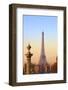 Eiffel Tower from Place De La Concorde, Paris, France, Europe-Neil-Framed Photographic Print