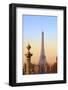 Eiffel Tower from Place De La Concorde, Paris, France, Europe-Neil-Framed Photographic Print