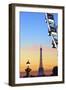 Eiffel Tower from Place De La Concorde with Big Wheel in Foreground, Paris, France-Neil Farrin-Framed Photographic Print