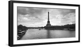 Eiffel Tower from Pont De Bir-Hakeim, Paris, Ile-De-France, France-null-Framed Photographic Print
