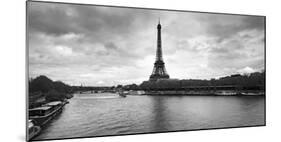 Eiffel Tower from Pont De Bir-Hakeim, Paris, Ile-De-France, France-null-Mounted Photographic Print