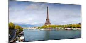 Eiffel Tower from Pont De Bir-Hakeim, Paris, Ile-De-France, France-null-Mounted Photographic Print