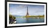 Eiffel Tower from Pont De Bir-Hakeim, Paris, Ile-De-France, France-null-Framed Photographic Print