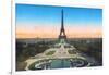 Eiffel Tower, from 'Souvenirs De Paris - Monuments Vues En Couleurs'-null-Framed Giclee Print