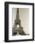 Eiffel Tower from the River Seine-Christian Peacock-Framed Art Print