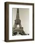 Eiffel Tower from the River Seine-Christian Peacock-Framed Art Print