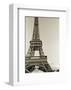 Eiffel Tower from the River Seine-Christian Peacock-Framed Art Print