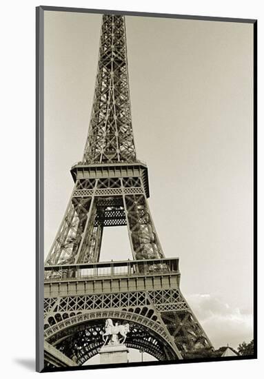 Eiffel Tower from the River Seine-Christian Peacock-Mounted Art Print