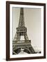 Eiffel Tower from the River Seine-Christian Peacock-Framed Art Print