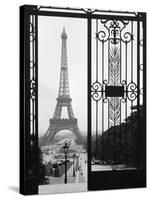 Eiffel Tower from the Trocadero Palace, Paris-null-Stretched Canvas