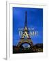 Eiffel Tower - Grande Dame-Cora Niele-Framed Giclee Print