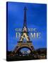 Eiffel Tower - Grande Dame-Cora Niele-Stretched Canvas