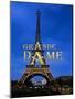 Eiffel Tower - Grande Dame-Cora Niele-Mounted Giclee Print