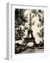 Eiffel Tower II - black and white-Amy Melious-Framed Premium Giclee Print