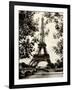 Eiffel Tower II - black and white-Amy Melious-Framed Art Print